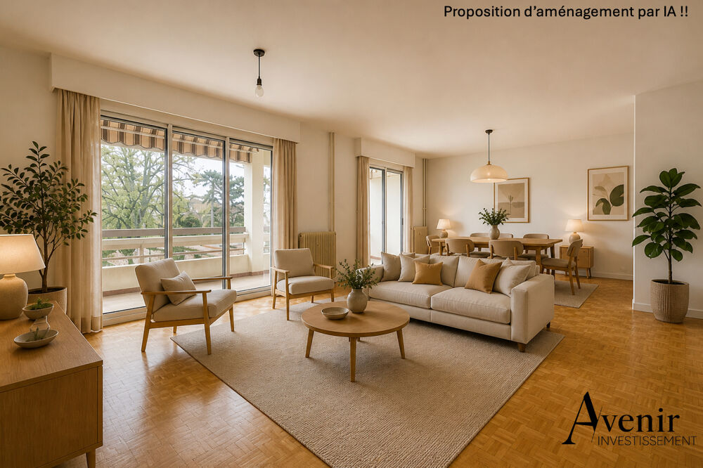 Appartement T2 Bis centre ville de Tassin 86 m2 dans résidence sécurisée avec parc