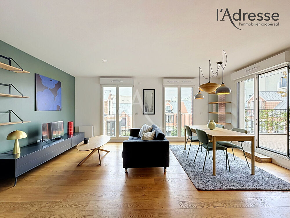 Location Appartement PUTEAUX/ Cours Voltaire - Appartement 2 pièces 62m² - 1 Terrasse - 1 Cave et 1 Parking Puteaux