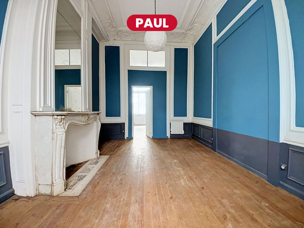 Vente Appartement T3 63 m²  - 2 chambres avec salle d'eau - cour/terrasse 20 m² - Rue de Puebla Centre Lille