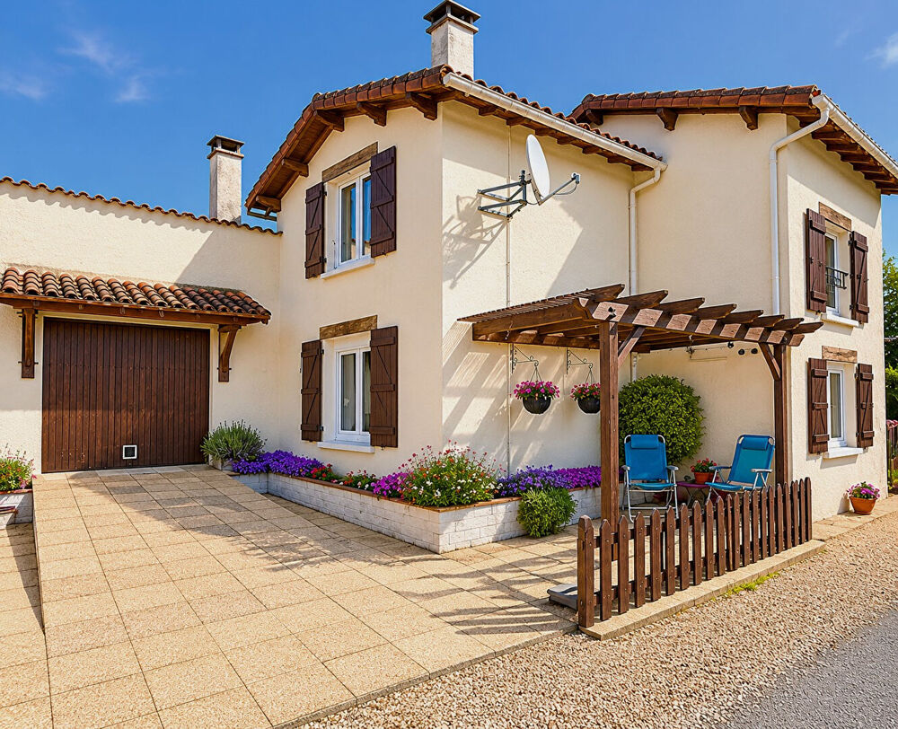 Maison Individuelle de Trois Chambres Proche de Champagne-Mouton