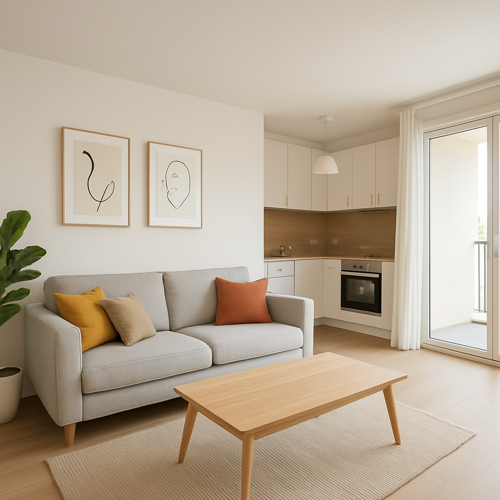 Appartement 2 pièces de 43 m2 (Saint-Thibault-des-Vignes)