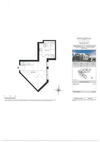  Appartement à louer 1 pièce 27 m²