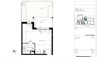  Appartement � vendre 1 pi�ce 35 m�