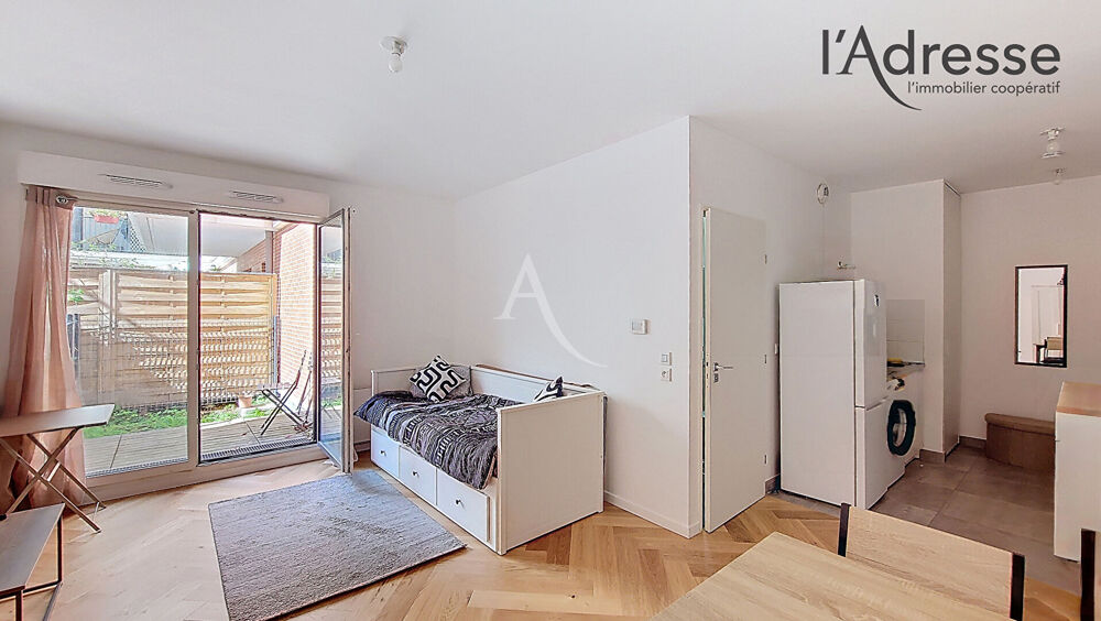 PUTEAUX/COURS VOLTAIRE Studio 31m² avec terrasse et jardin 7m²