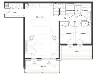  Appartement � vendre 5 pi�ces 146 m�