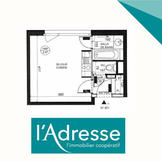  Appartement à vendre 1 pièce 22 m²