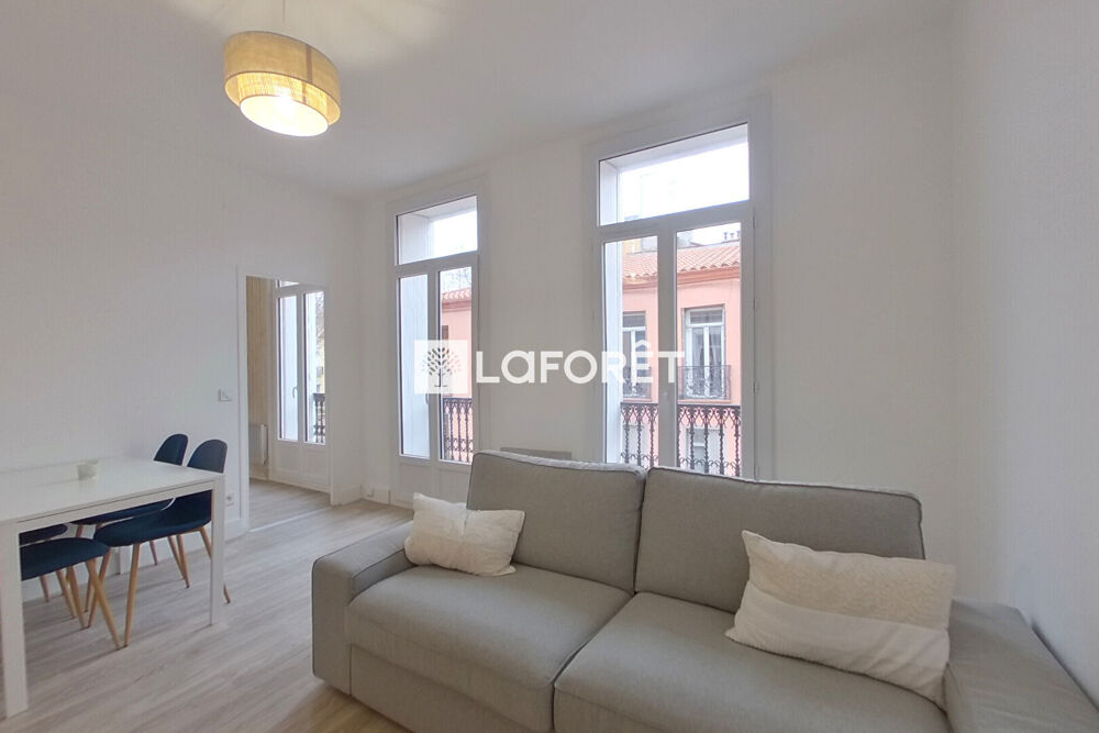 Location Appartement PERPIGNAN - Place de belgique - Appartement T2 duplex meubl de 59m Perpignan