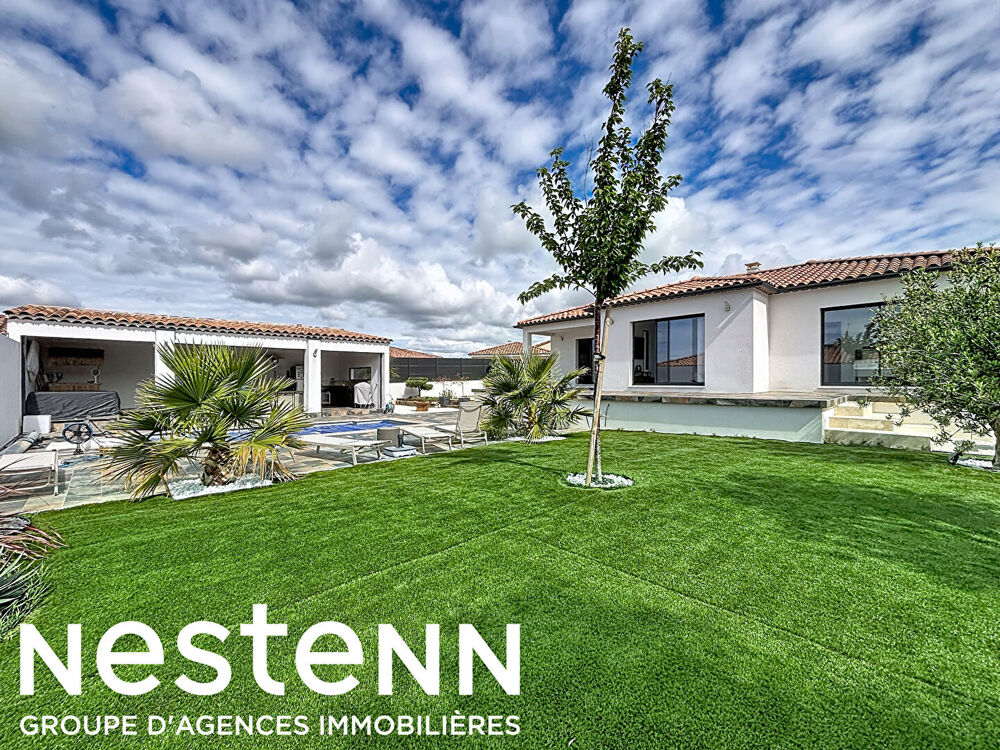 Lançon-de-Provence , Maison neuve plain-pied 118 m² | Prestations haut de gamme | Piscine & Poolhouse
