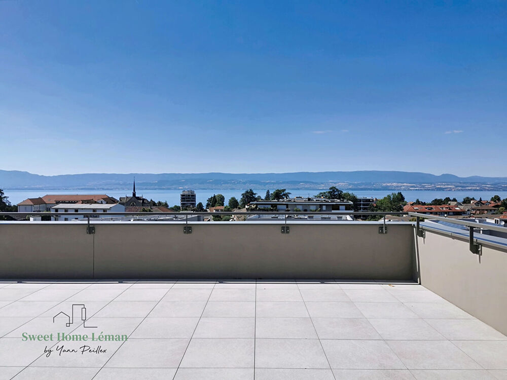 Vente Appartement THONON LES BAINS - T4 en attique vue Lac - 110m² + terrasse Thonon les bains