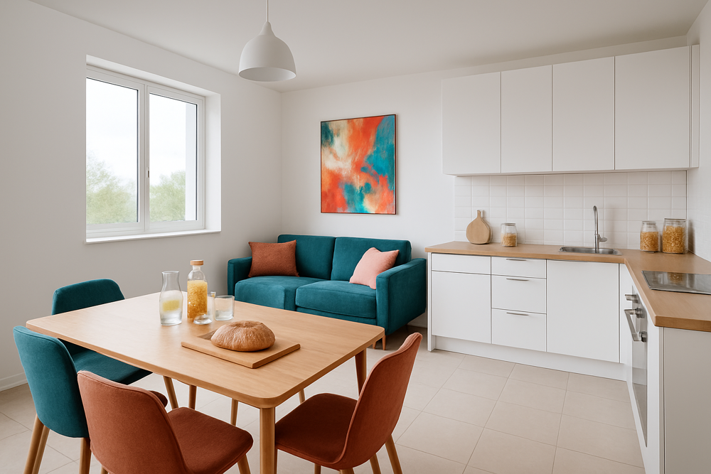 Appartement 3 pièces de 60 m2 (La Ville-aux-Dames)