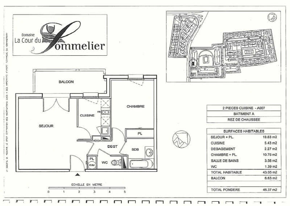 Location Appartement LA COUR DU SOMMELIER A007 Galgon