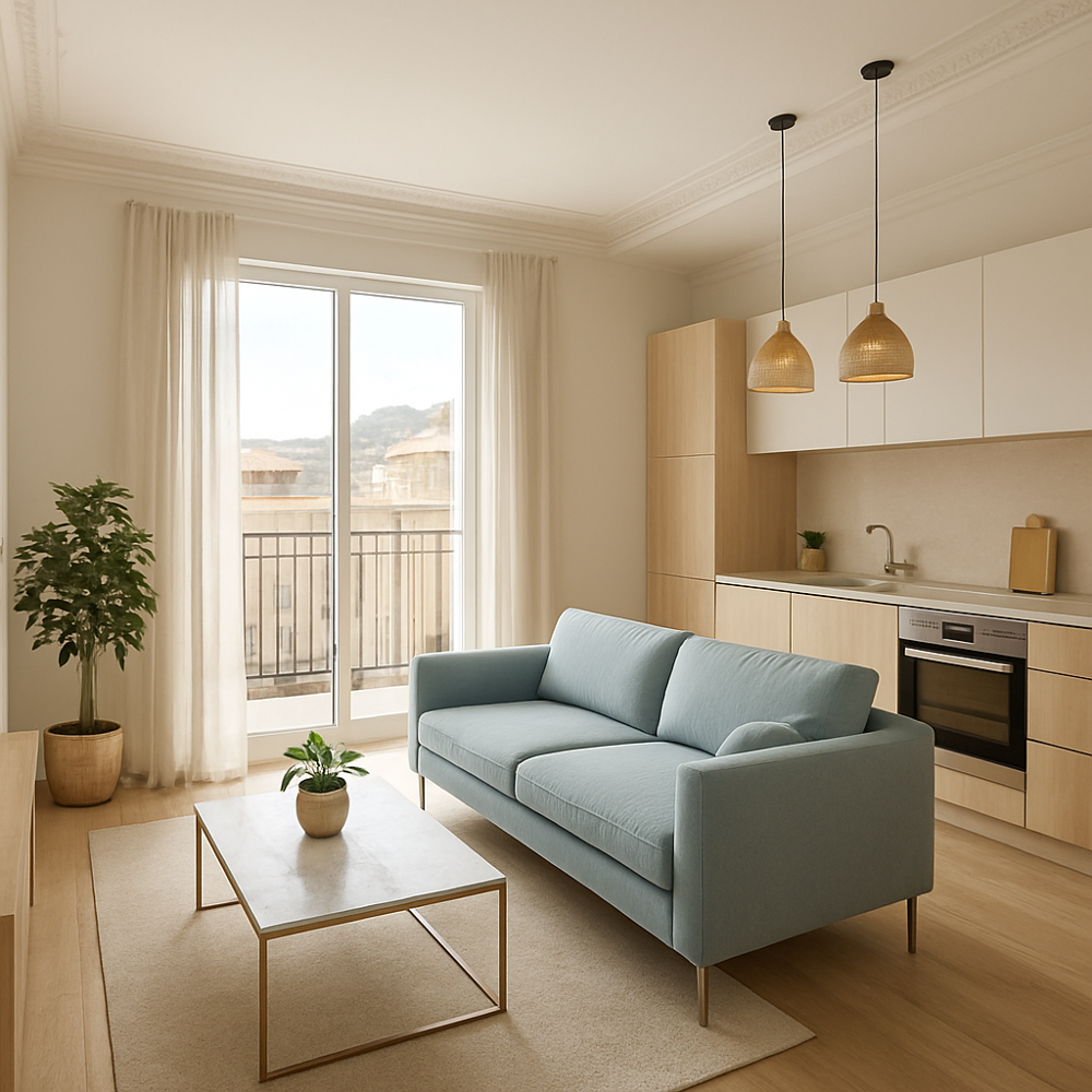 Appartement 2 pièces de 60 m2 (Beausoleil)