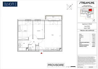  Appartement  vendre 3 pices 57 m