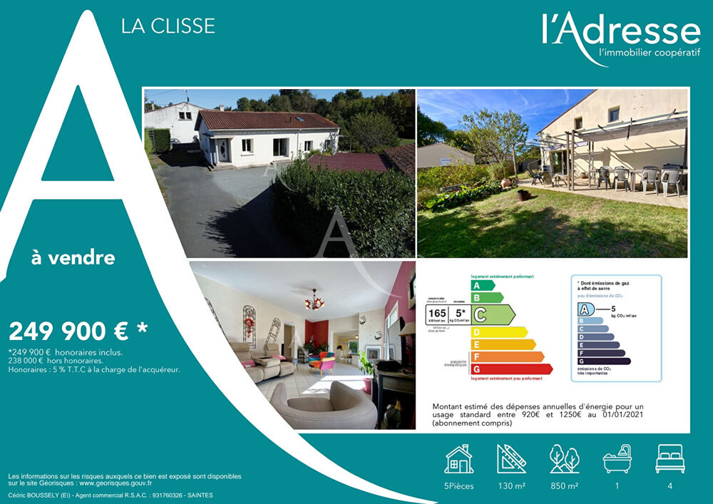 Vente Maison Maison La Clisse 4 chambres 130 M² La clisse