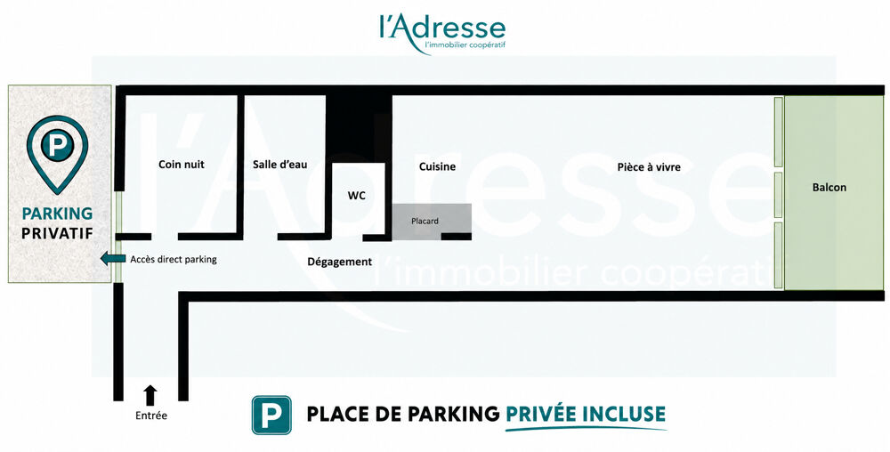 PALAVAS-LES-FLOTS - RIVE DROITE - T2 - 48 M2 - TRAVERSANT AVEC TERRASSE, PARKING PRIVÉ ET ACCÈS DIRECT