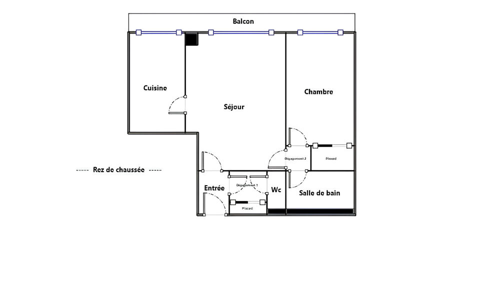 Location Appartement Appartement ERMONT- 2 pi�ces - 52.22 m2 Ermont