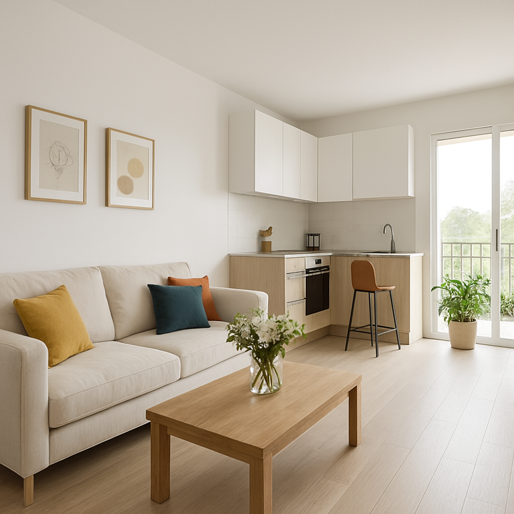 Appartement 2 pièces de 42 m2 (Baziège)