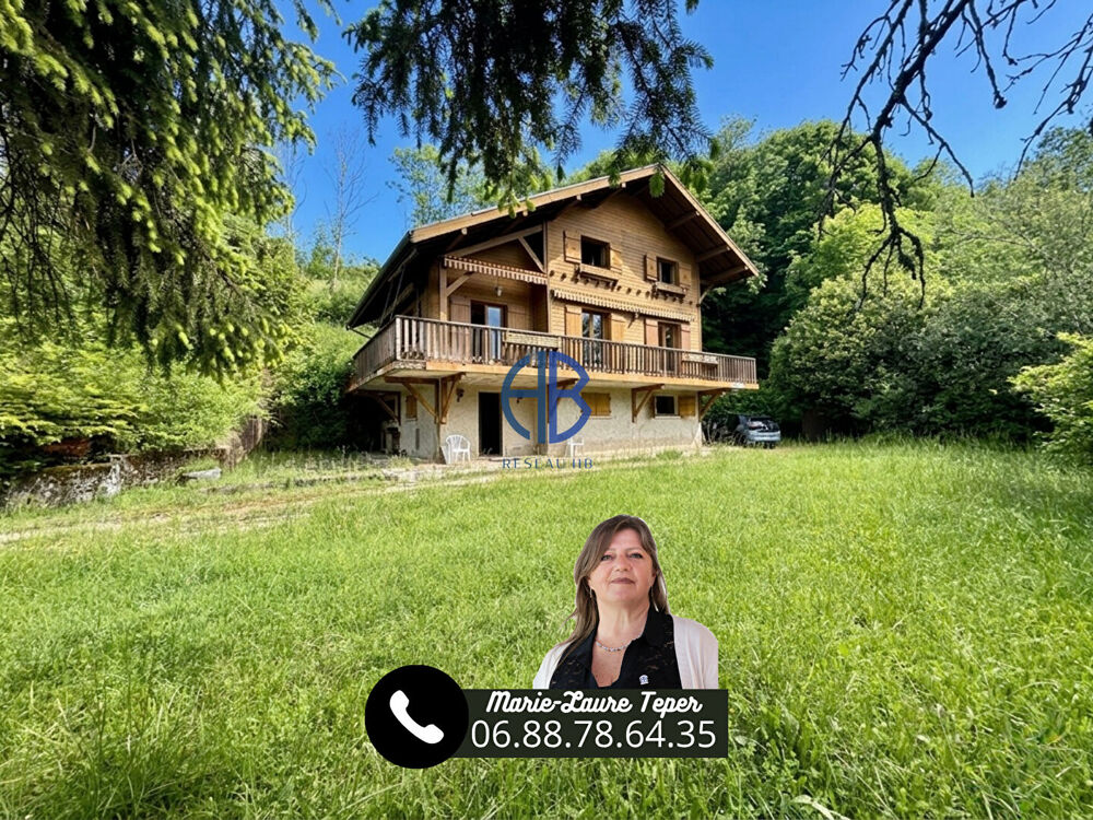 Chalet de 113 m2 + sous-sol sur 7500m2 de terrain.