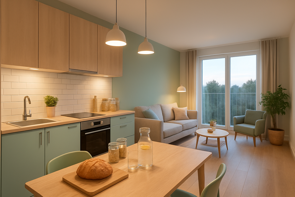 Appartement 3 pièces de 62 m2 (Bourgoin-Jallieu)
