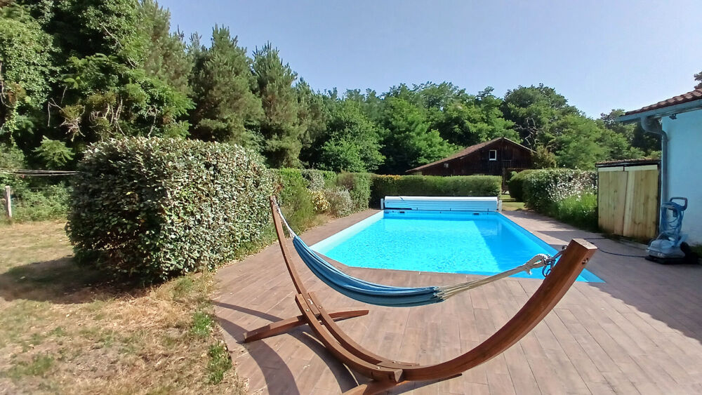 2 belles maisons landaises avec piscine et airial (revenus gîte)