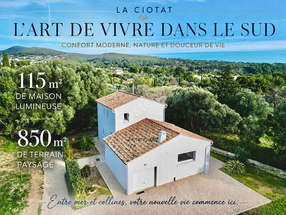 Vente Maison Maison La Ciotat de 4 pièces de 115.38 m² sur 850 m² de terrain La ciotat