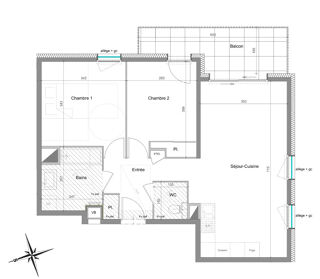  Appartement � vendre 3 pi�ces 1 m�