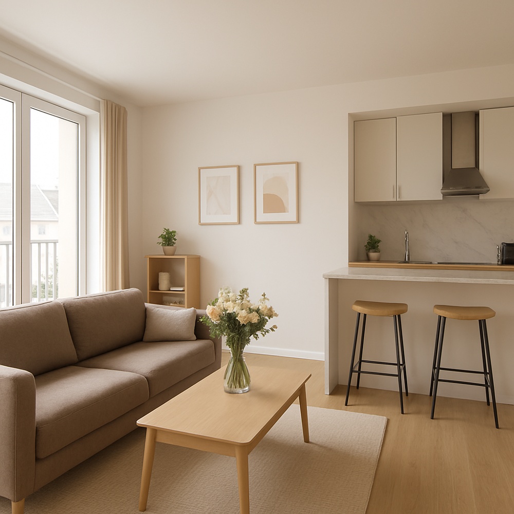 Appartement 2 pièces de 47 m2 (Valenciennes)