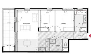  Appartement � vendre 3 pi�ces 74 m�