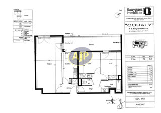  Appartement � louer 3 pi�ces 67 m�