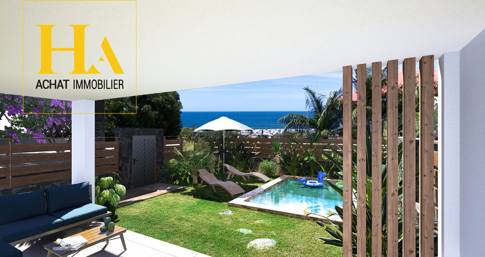 Vente Maison Villa T5 de standing de 124.74 m² - SAINT PIERRE - Vue mer Saint pierre