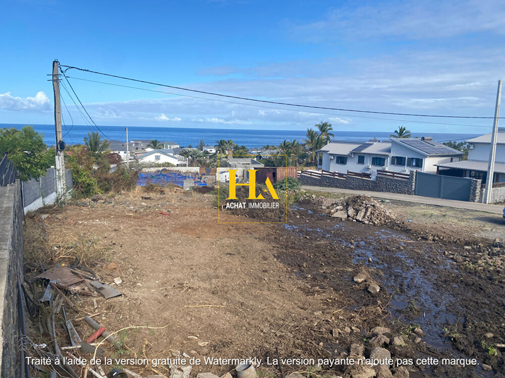 Vente Terrain TROIS BASSINS LITTORAL Terrain  150 m2 Les trois bassins