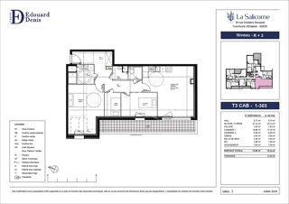  Appartement � vendre 3 pi�ces 75 m�