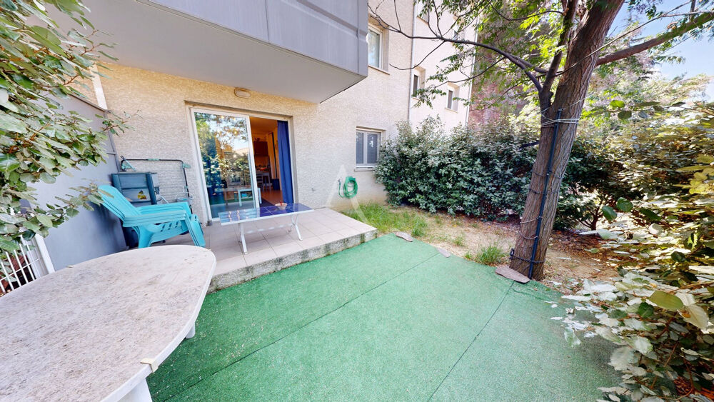 T2 sur Narbonne, vendu loué avec parking, terrasse et jardin