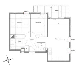  Appartement � vendre 3 pi�ces 1 m�