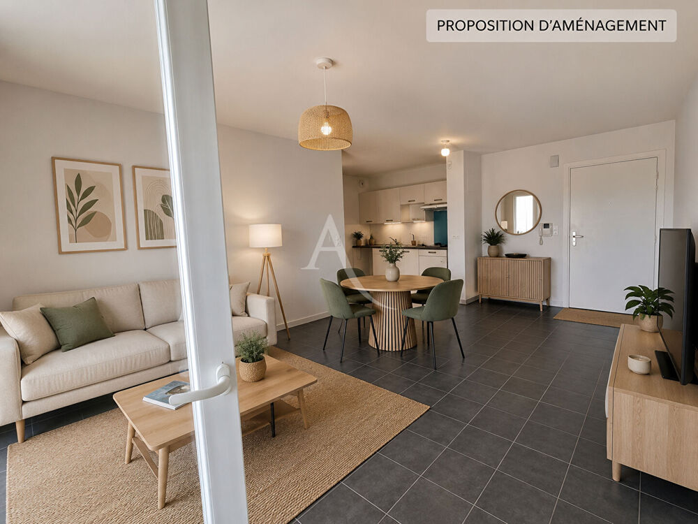 Bel appartement T3 de 63m² dans résidence sécurisée sur les Quais