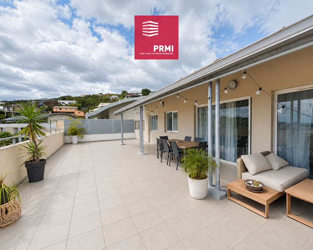Vente Appartement T3 d'exception sur les hauteurs de Saint-Denis - Terrasse de 89 m² et vue océan Saint denis