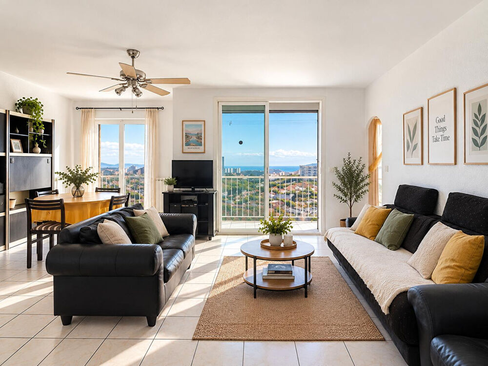 Vente Appartement Appartement T4 de plus de 81 m² /Vue mer Marseille 14