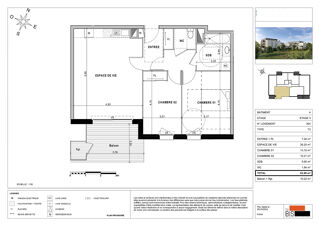  Appartement à vendre 3 pièces 64 m²
