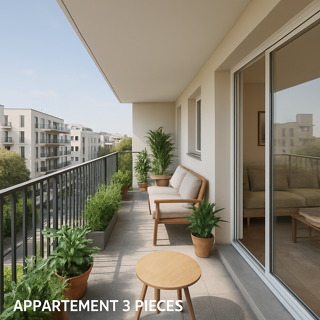  Appartement à vendre 3 pièces 64 m²
