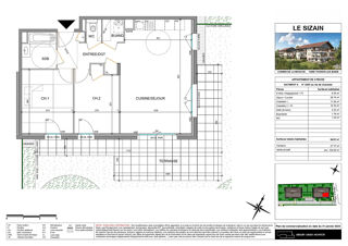  Appartement � vendre 3 pi�ces 65 m�