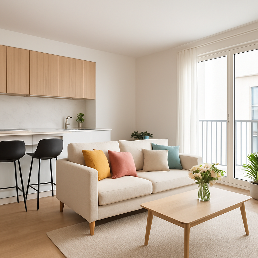 Appartement 2 pièces de 44 m2 (Cormeilles-en-Parisis)