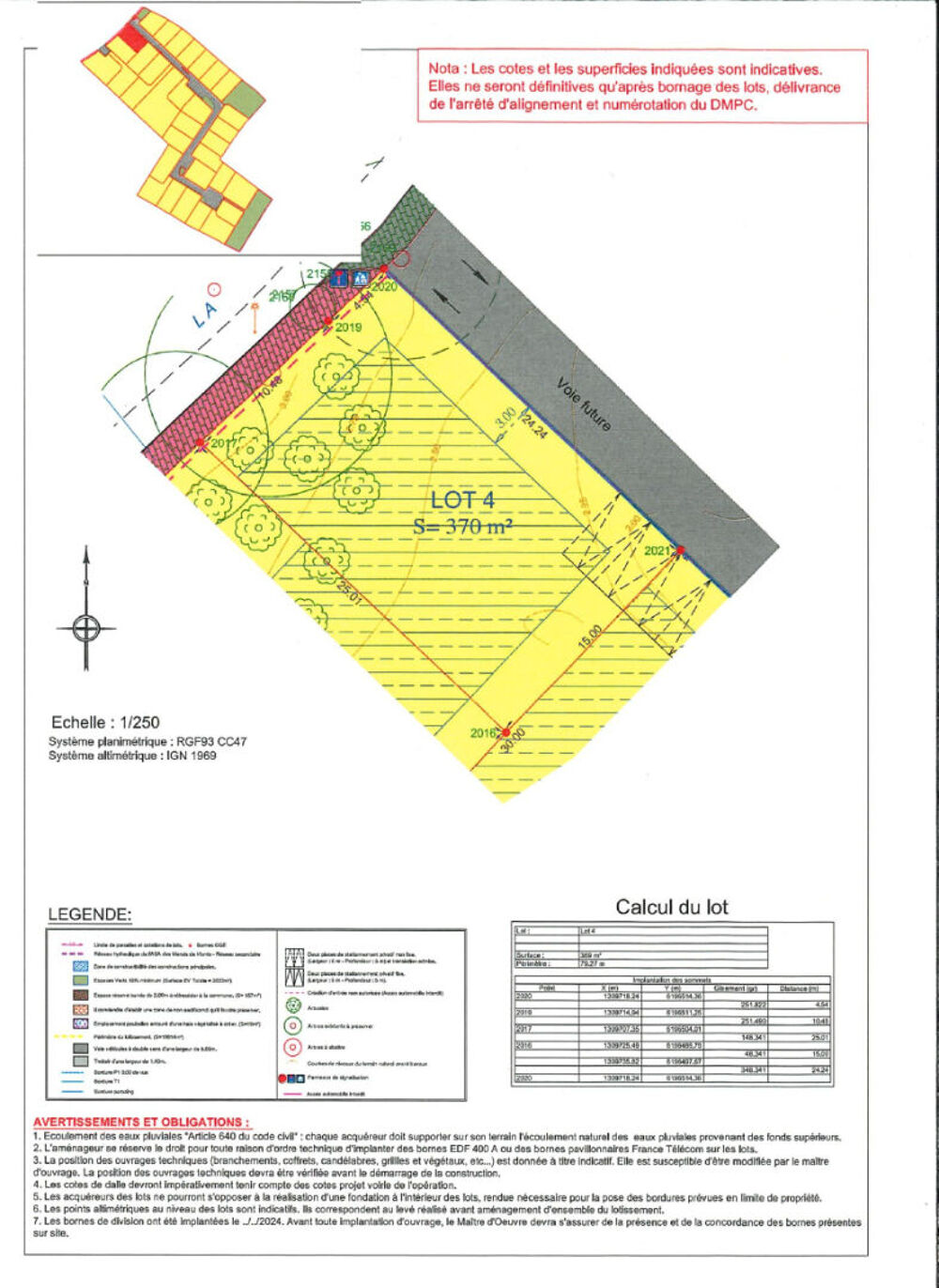 Vente Terrain Terrain viabilisé de 370 m² -  Notre Dame de Monts Notre dame de monts