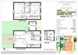  Maison  vendre 3 pices 68 m