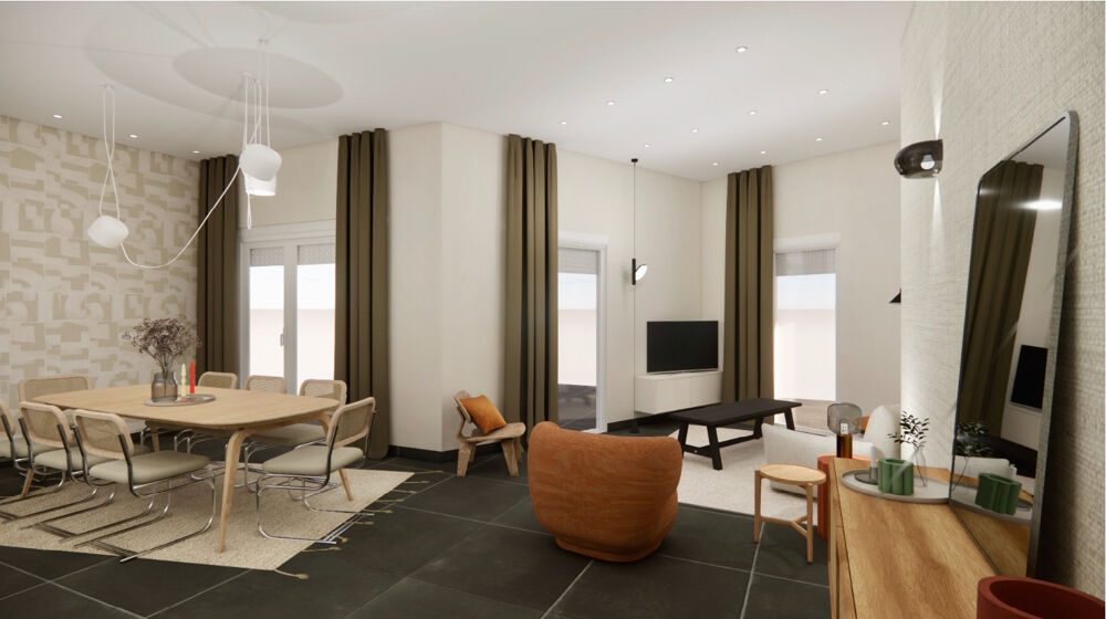 Vente Appartement Appartement Craponne 4 pièce(s) 107 m2 en rez de jardin Craponne
