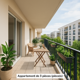  Appartement à vendre 3 pièces 63 m²