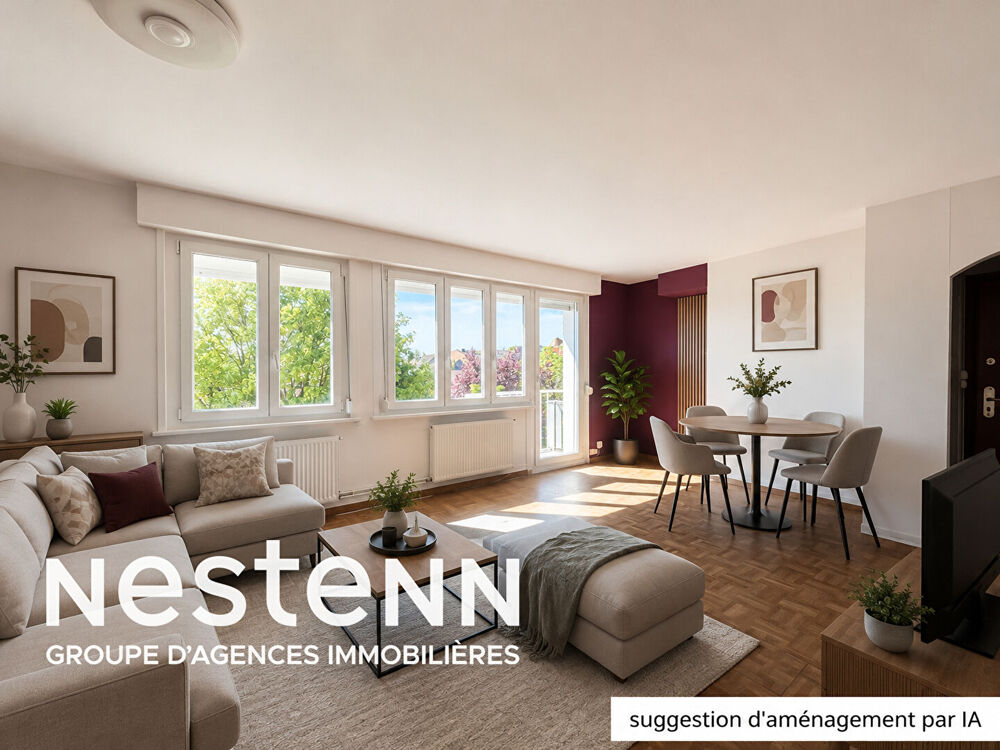 Vente Appartement LOMME / Secteur MAISON DES ENFANTS | Appartement T2 de 50 m² avec balcon, jardinet et caves Lomme