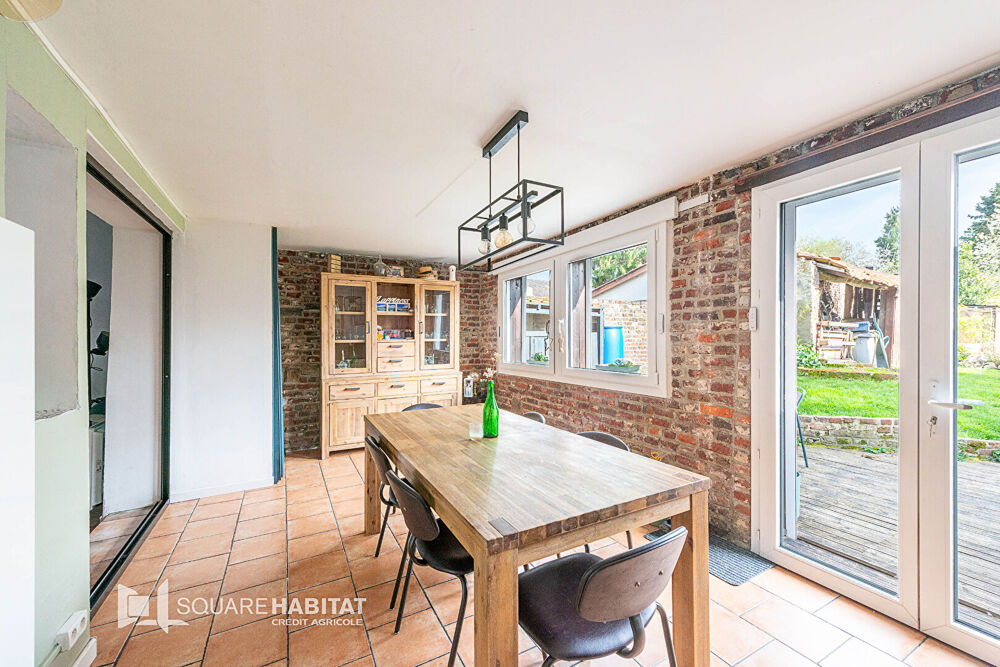 Vente Maison Coup de coeur  Maison individuelle rénovée 115 m², jardin et poêle à pellets Aubry du hainaut