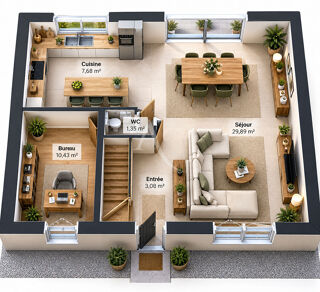  Terrain à vendre 1053 m²