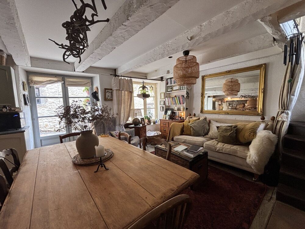 Vente Maison PRIX BAISSE -  Maison de village en pierre authentique à deux pas du centre de Nanteuil-en-Vallée Nanteuil en vallee