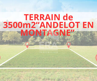 Vente Terrain Superbe terrain plat constructible ? Plus de 35 ares ? Idéal projet 2 maisons ? Proche Champagnole / Arbois Andelot en montagne